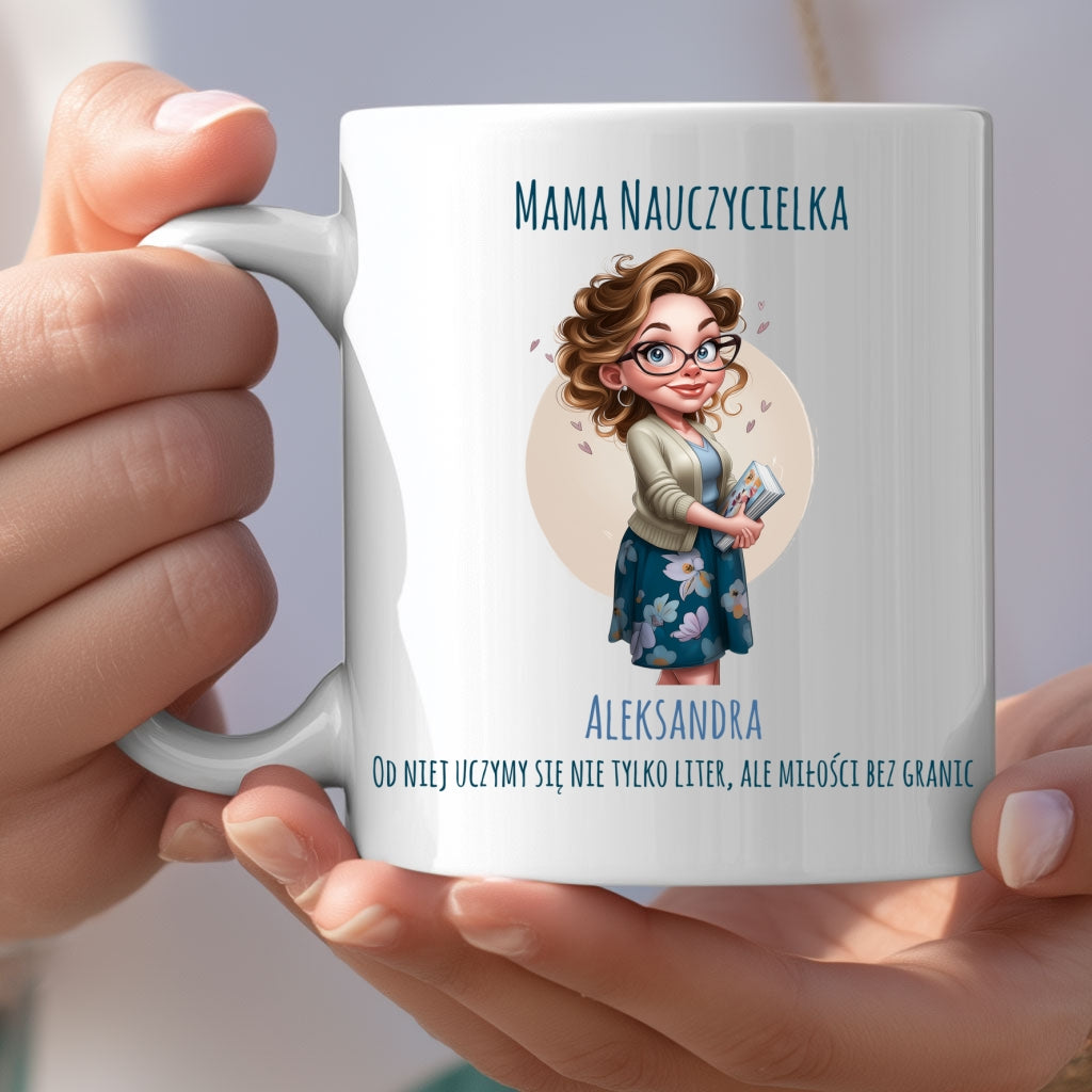 Kubek Mama z zawodem i imieniem – personalizowany prezent z sercem dla mamy