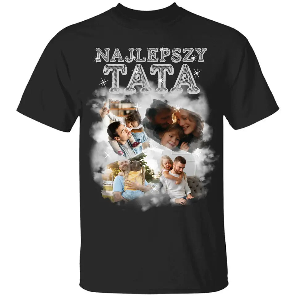 Koszulka Najlepszy Tata ze zdjęciem