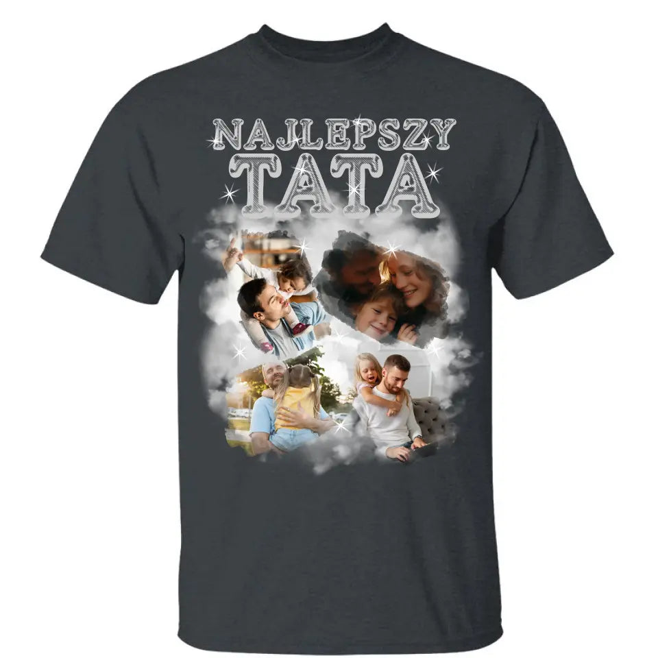 Koszulka Najlepszy Tata ze zdjęciem
