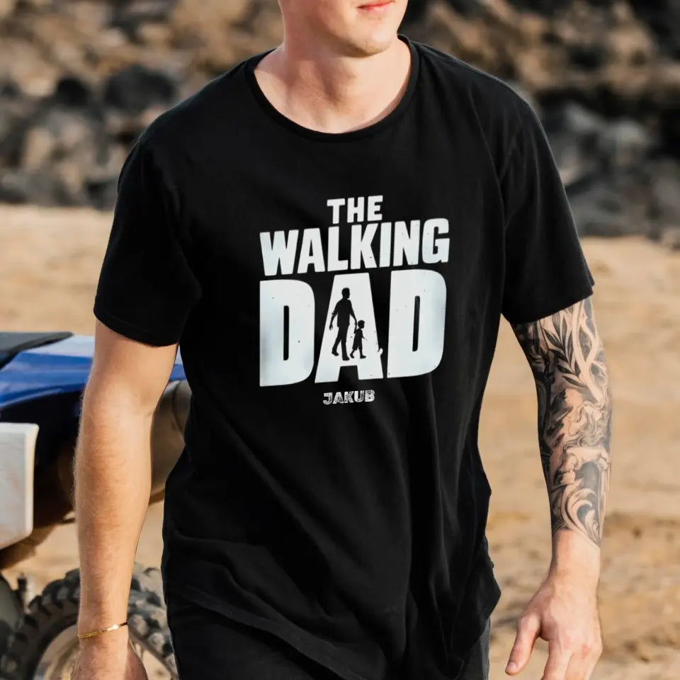 Koszulka THE WALKING DAD, Czarny