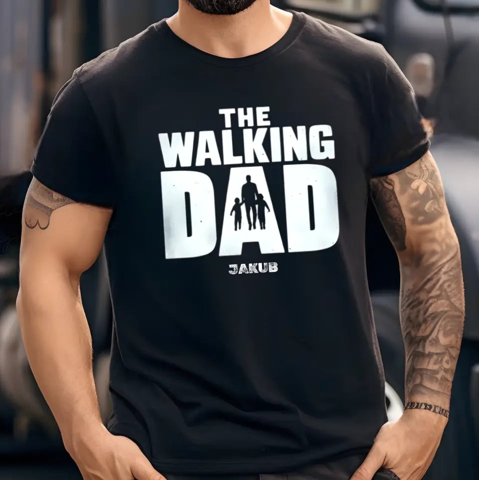 Koszulka THE WALKING DAD, Czarny