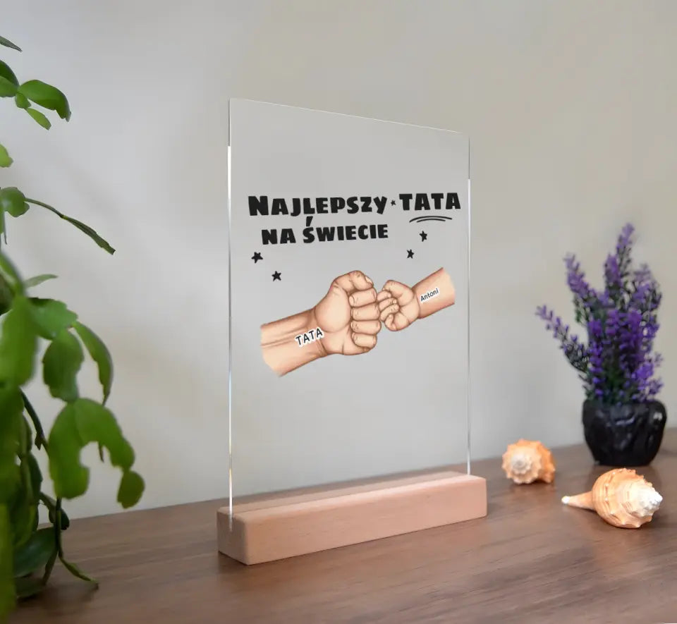 Ramka Akrylowa Najlepszy Tata na Świecie - Giftik