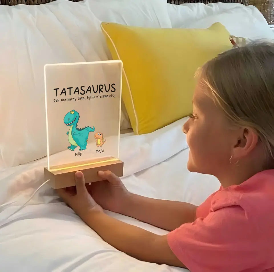 Lampka Ramka LED TATASAURUS - Giftik