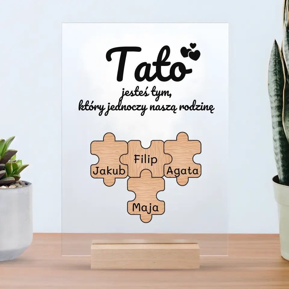 Ramka Akrylowa Puzzle - Giftik