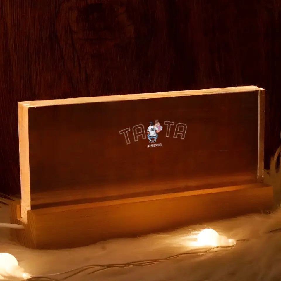Lampka Blok LED Tata i Dzieci - Giftik