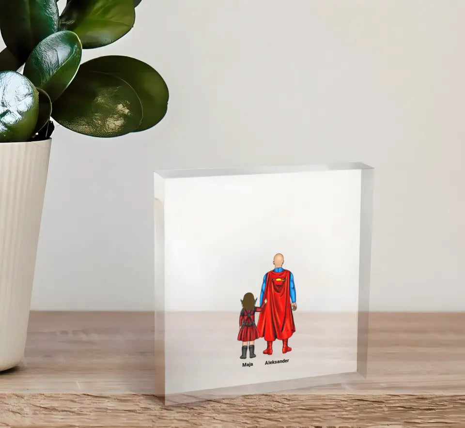 Blok Akrylowy SUPER TATA - Giftik