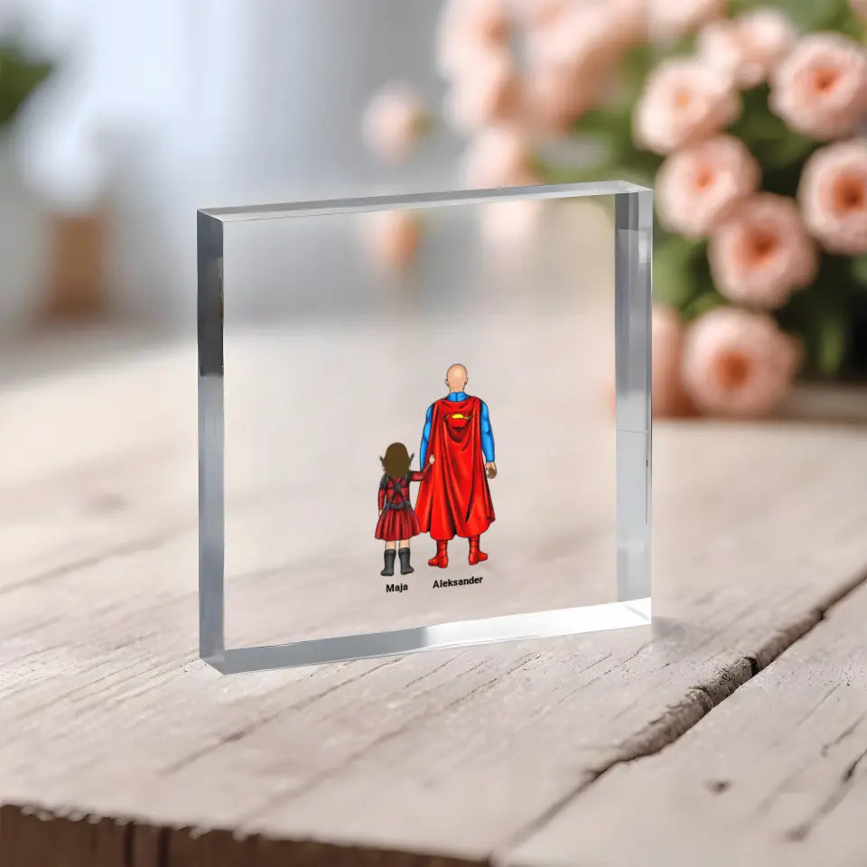 Blok Akrylowy SUPER TATA - Giftik