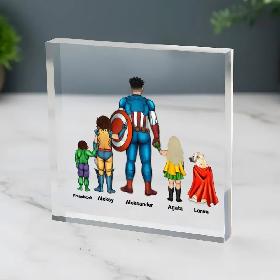 Blok Akrylowy SUPER TATA - Giftik