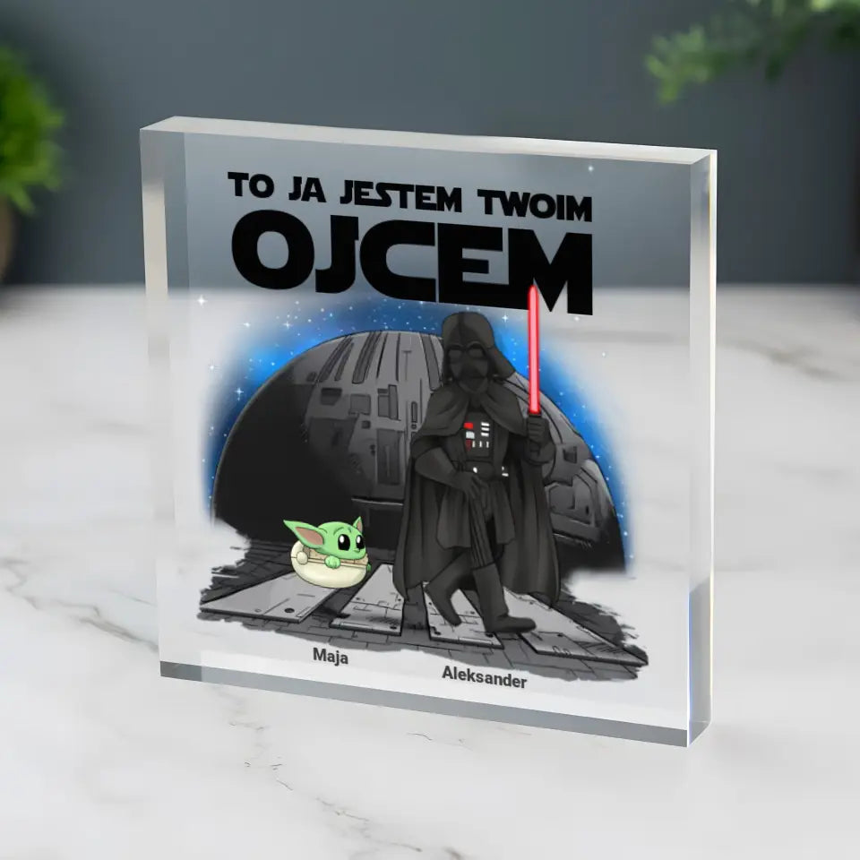 Blok Akrylowy To Ja Jestem Twoim Ojcem - Giftik