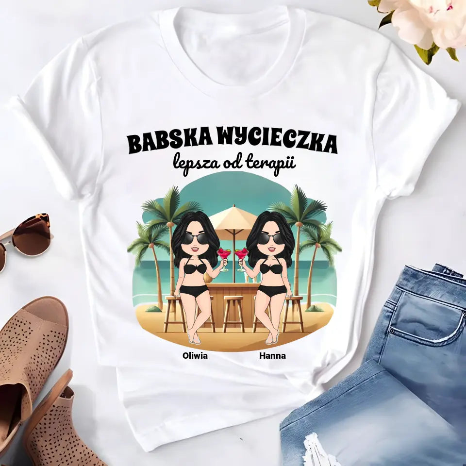 Koszulka Babska wycieczka - Lepsza od terapii