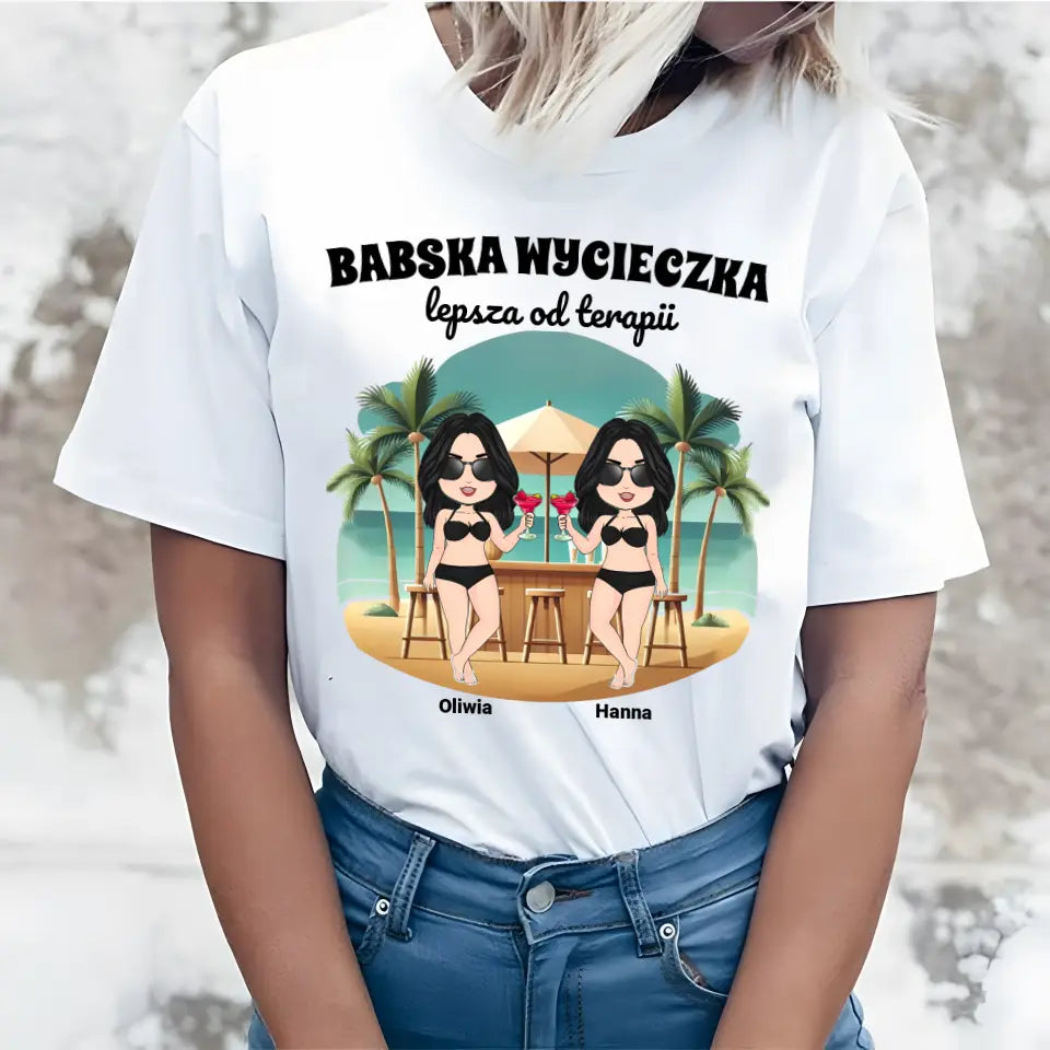 Koszulka Babska wycieczka - Lepsza od terapii