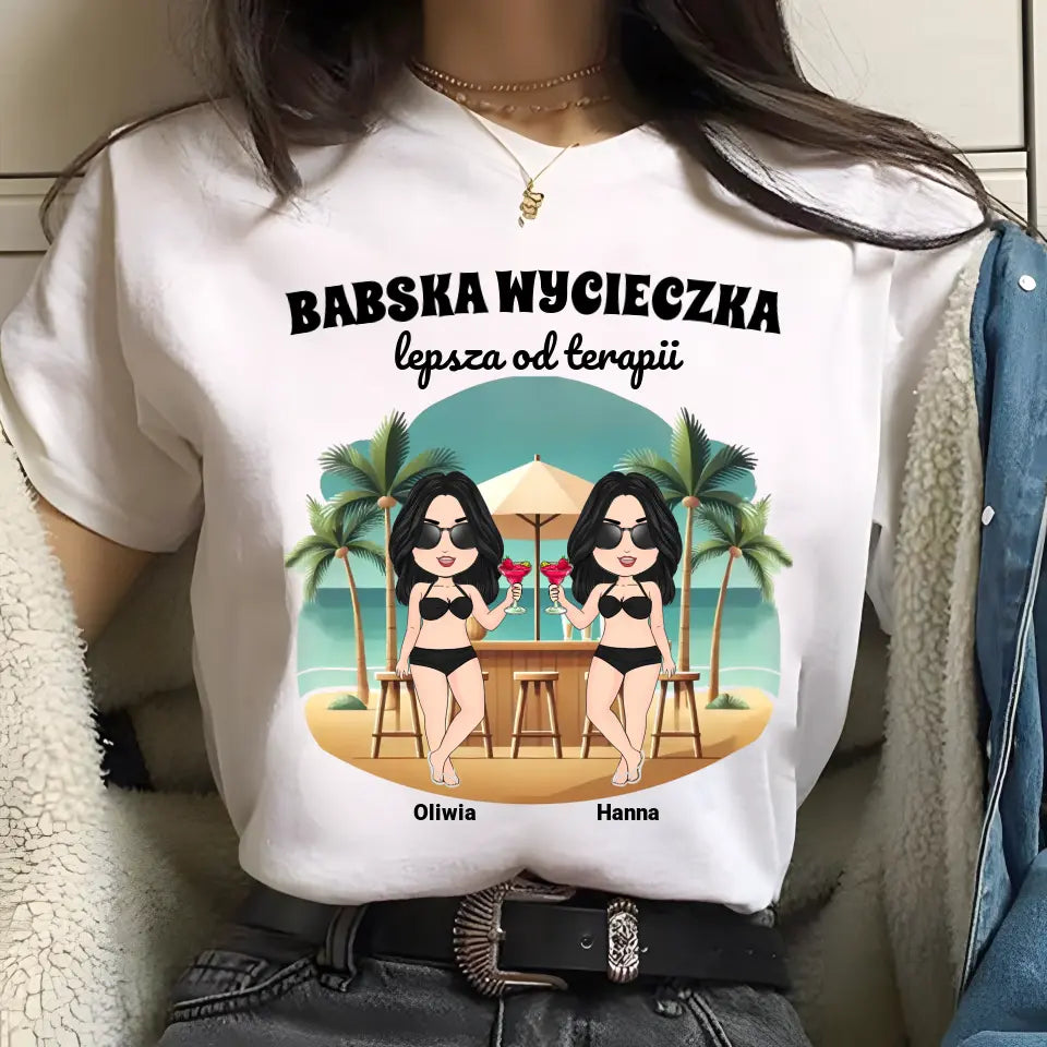 Koszulka Babska wycieczka - Lepsza od terapii