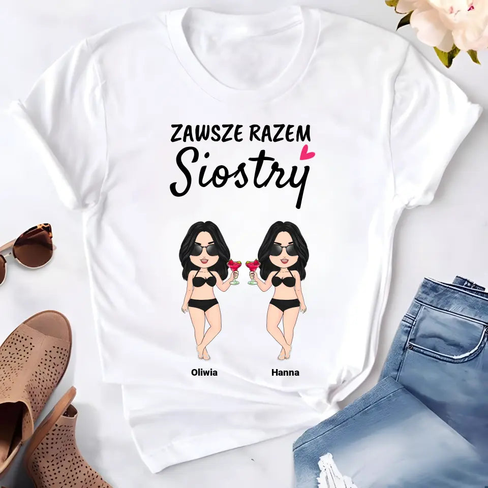 Koszulka Zawsze razem Siostry