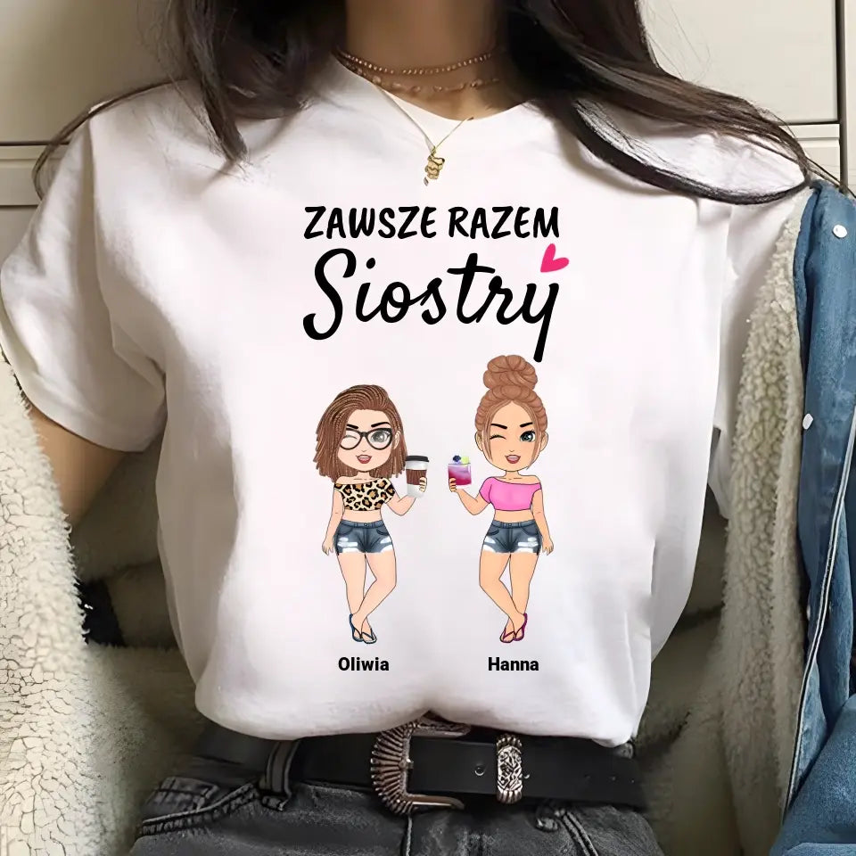 Koszulka Zawsze razem Siostry