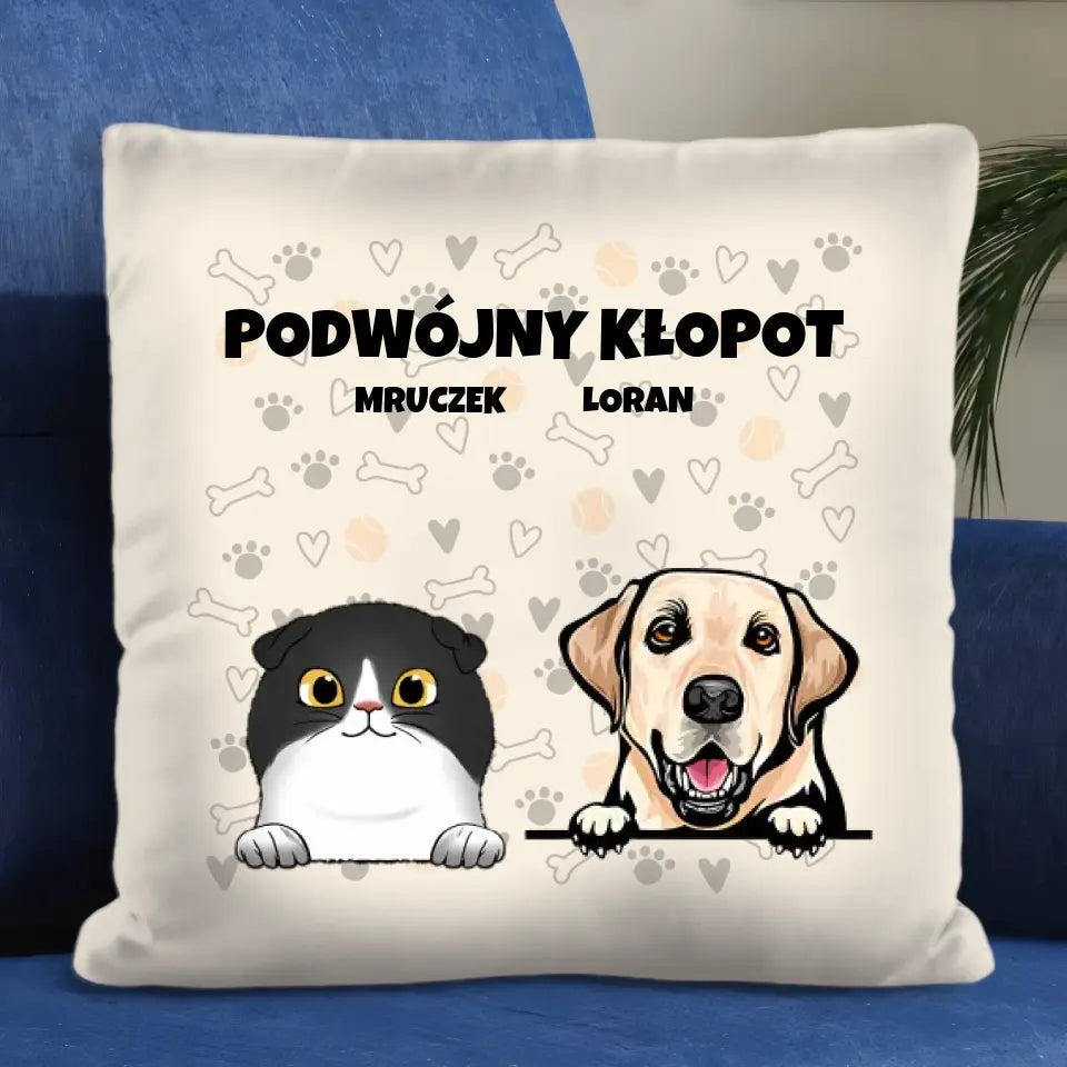 Poduszka PODWÓJNY KŁOPOT