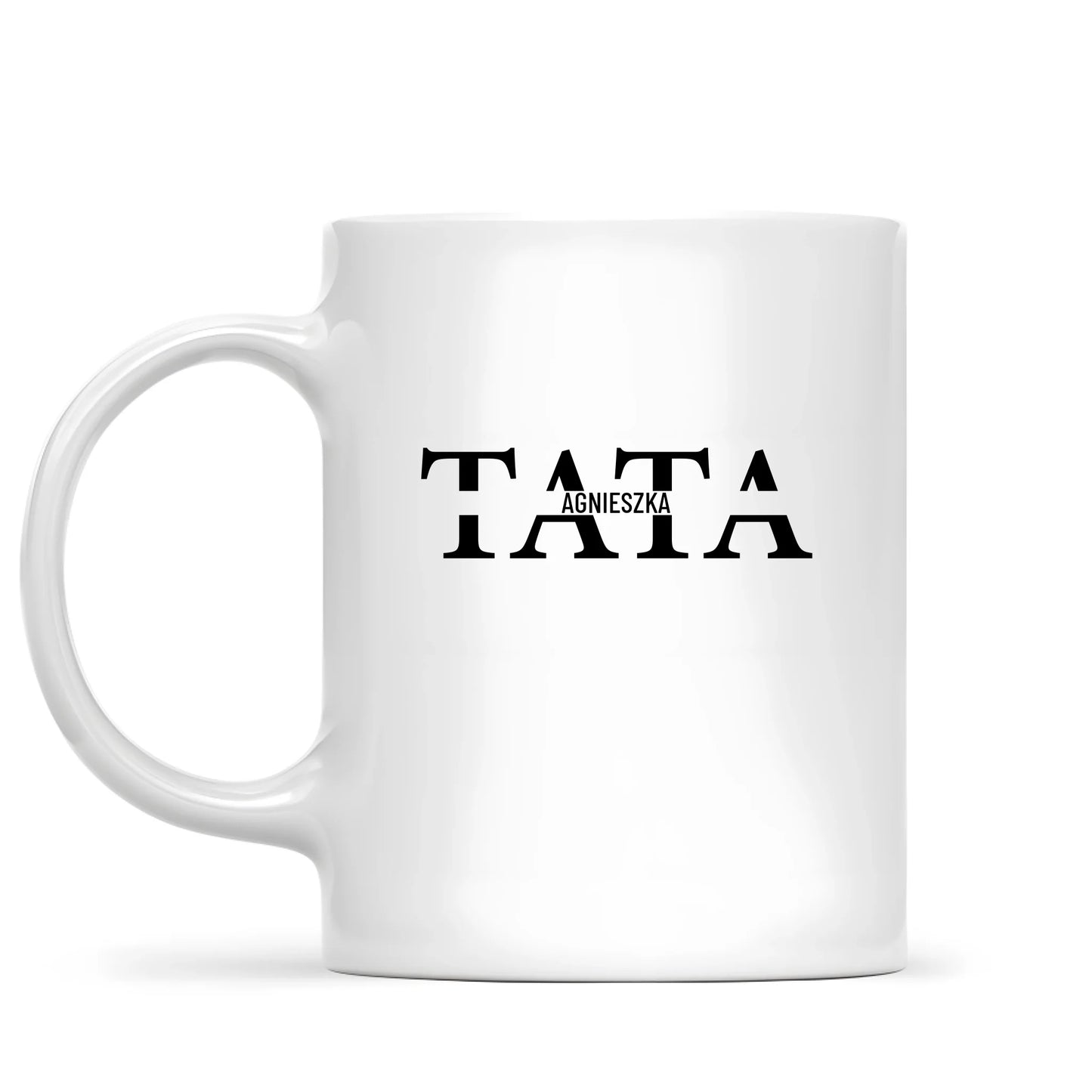 Kubek TATA z Imionami Dzieci