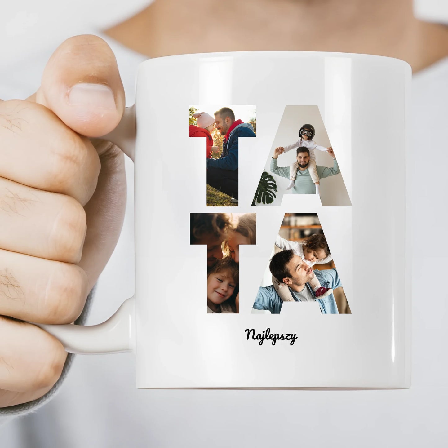 Kubek TATA z Zdjęciami i Napisem