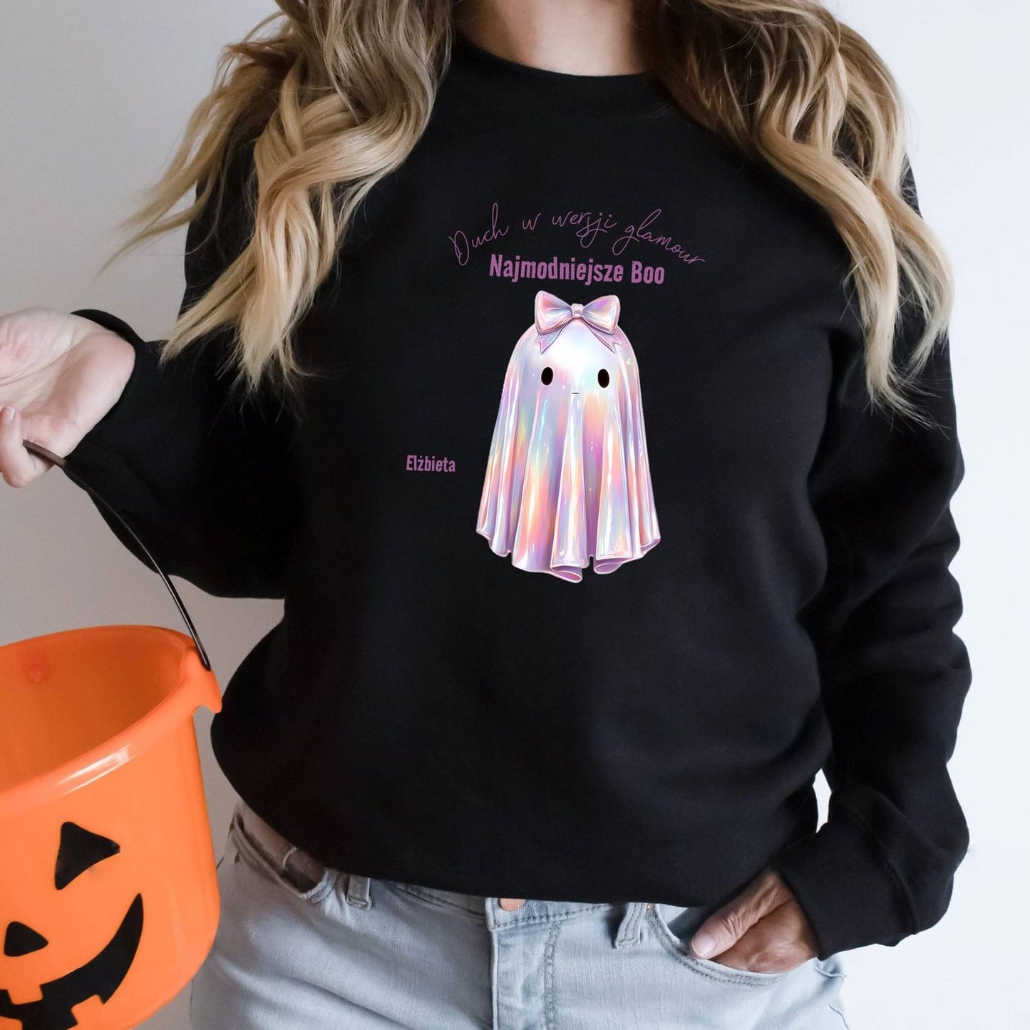 Bluza Unisex „Duch w wersji glamour” – Najmodniejsze Boo