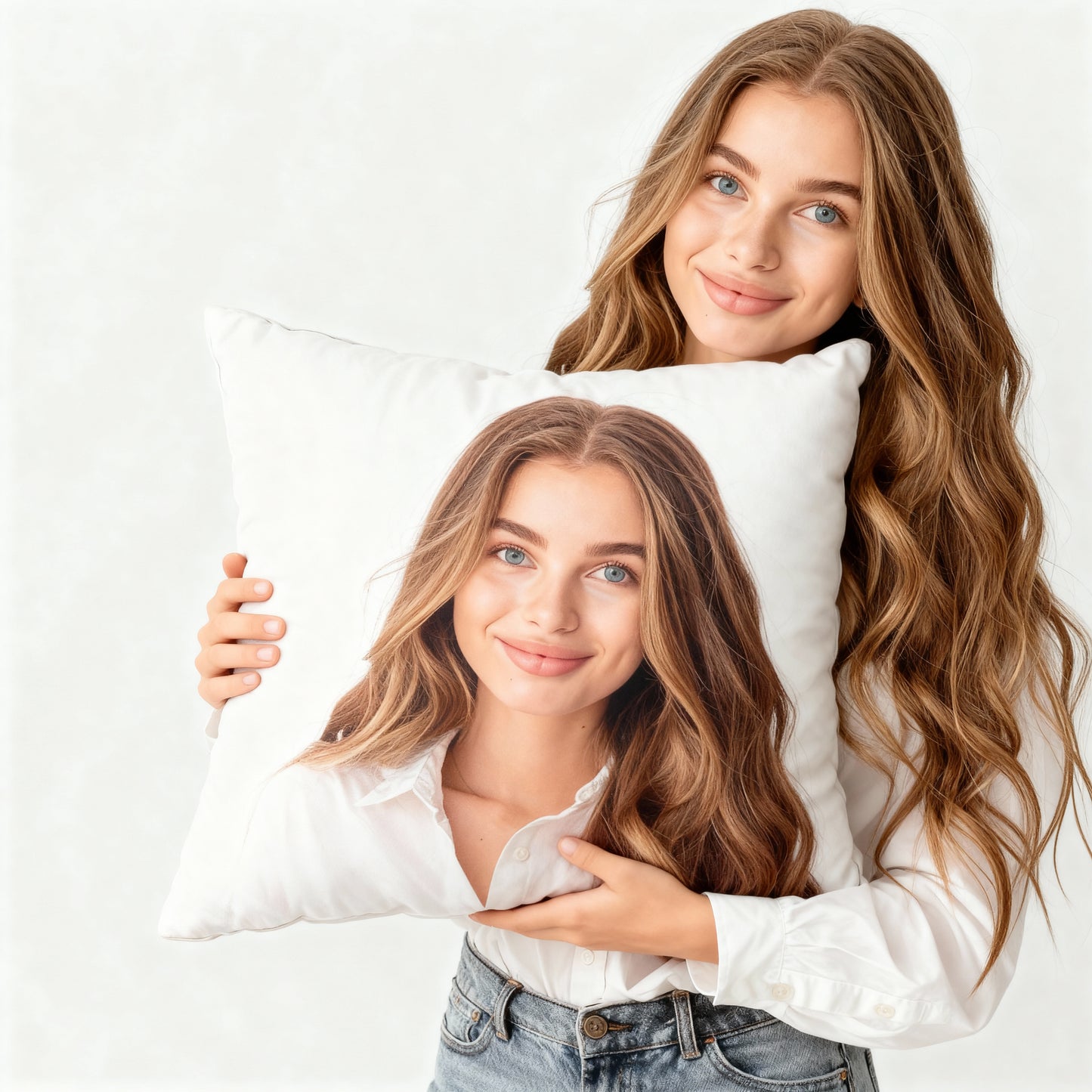 Poduszka ze Zdjęciem – Spersonalizowany Prezent z Twoją Twarzą lub Pupilem 💞