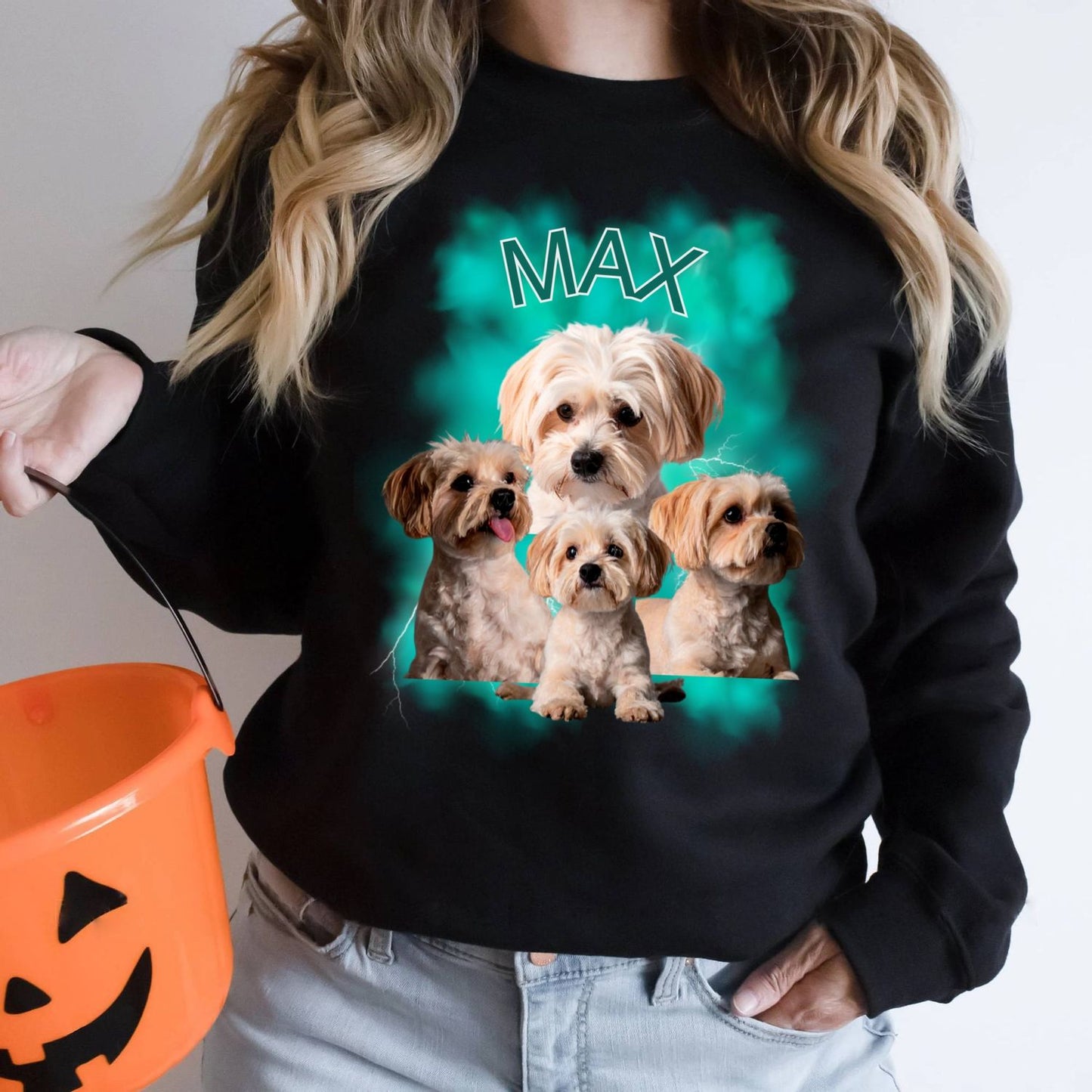 Personalizowana Koszulka – Łapy Pełne Miłości 🐾 Twój Pies na T-Shircie