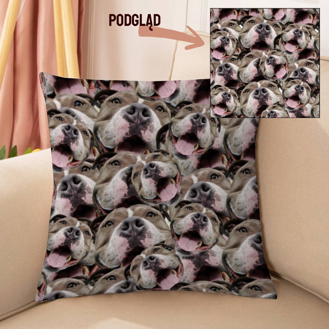 Poduszka Personalizowana – Twój Pupil w Nadruku