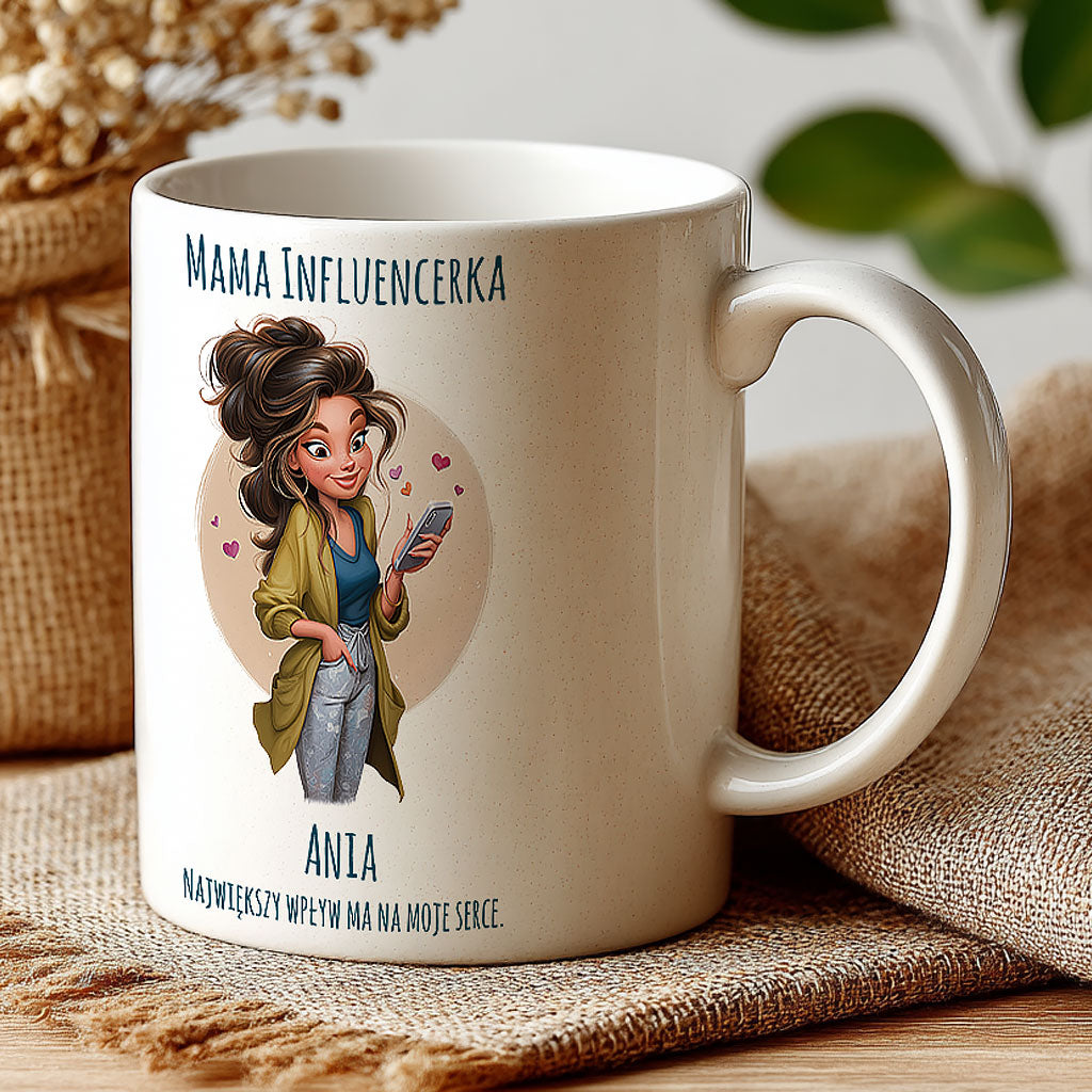 Kubek Mama z Zawodem – Personalizowany Prezent z Imieniem i Profesją