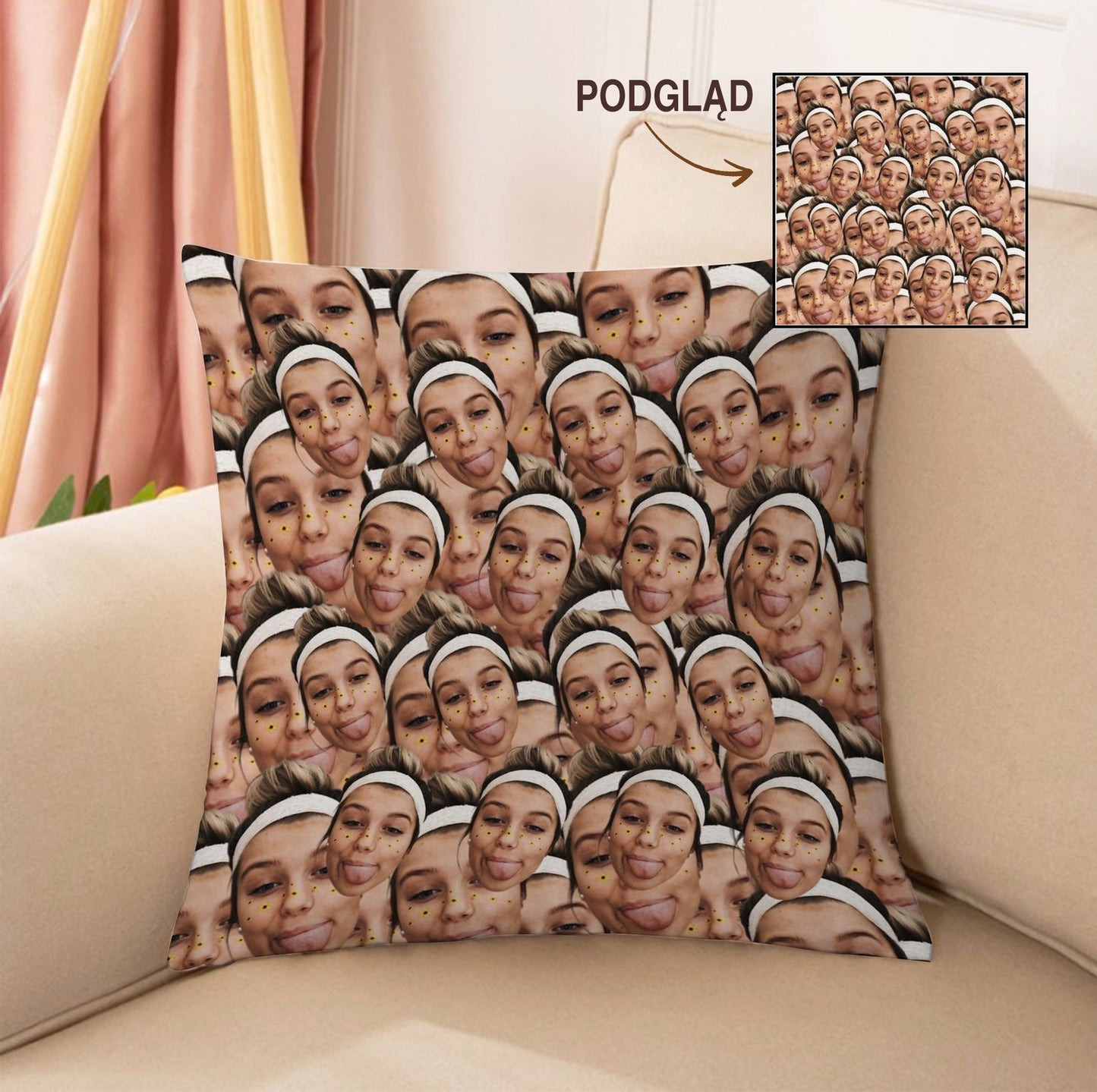 Poduszka z Twoją Twarzą – Zabawny i Odważny Prezent z Charakterem