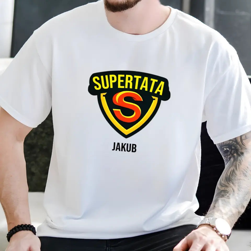 Koszulka SUPERTATA, biały