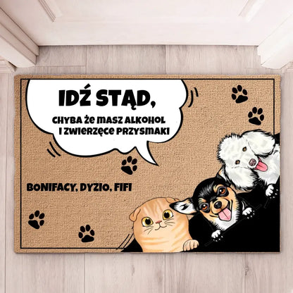 Wycieraczka Idź stąd