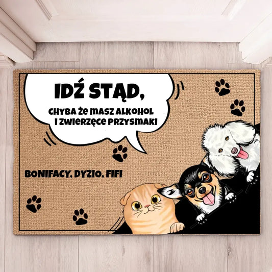 Wycieraczka Idź stąd