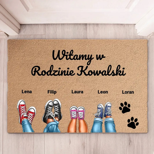 Wycieraczka Witamy w Rodzine