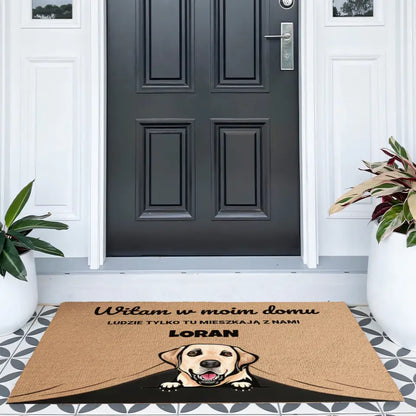 Wycieraczka Witamy w Domu Zwierząt (Koty i Psy)