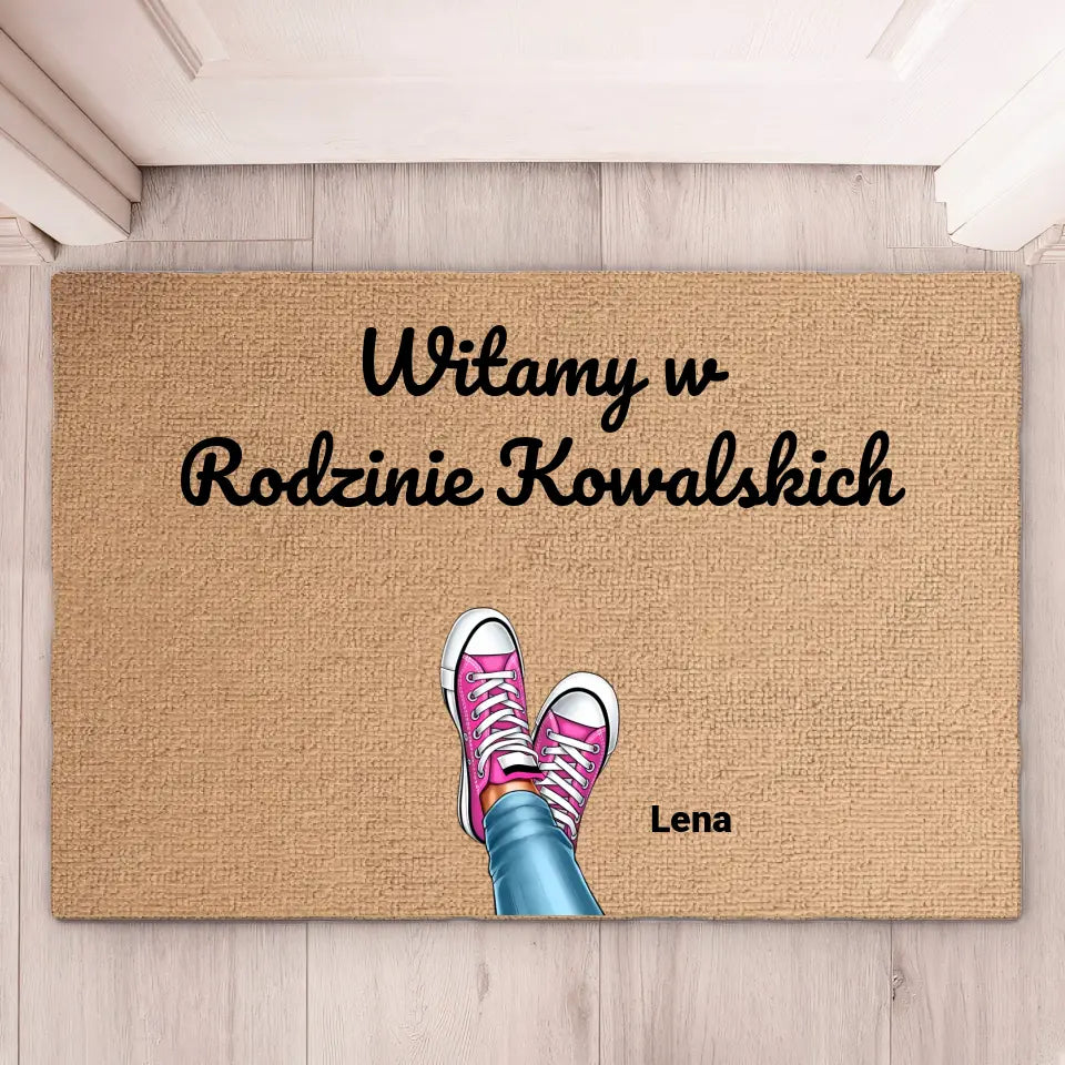 Wycieraczka Witamy w Rodzine