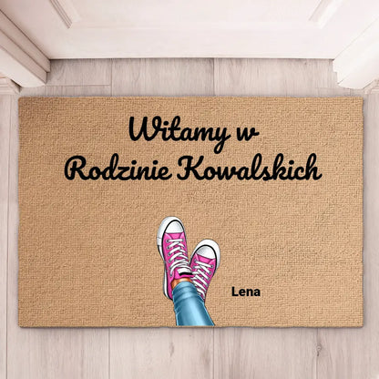 Wycieraczka Witamy w Rodzine