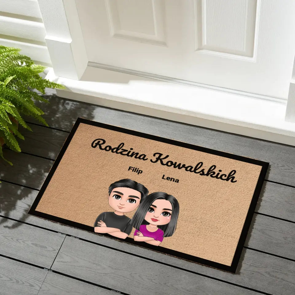 Wycieraczka Rodzina że Zwierzętami