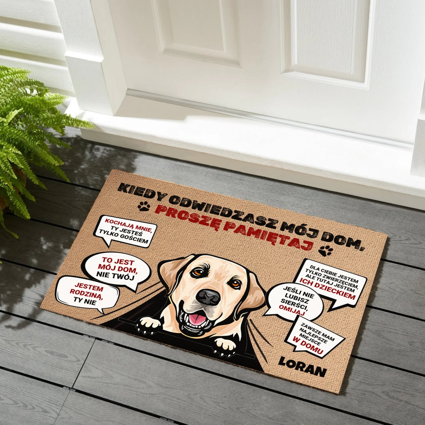 Wycieraczka PROSZĘ PAMIĘTAJ