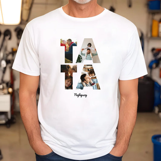 Koszulka z Zdjęciem Tata