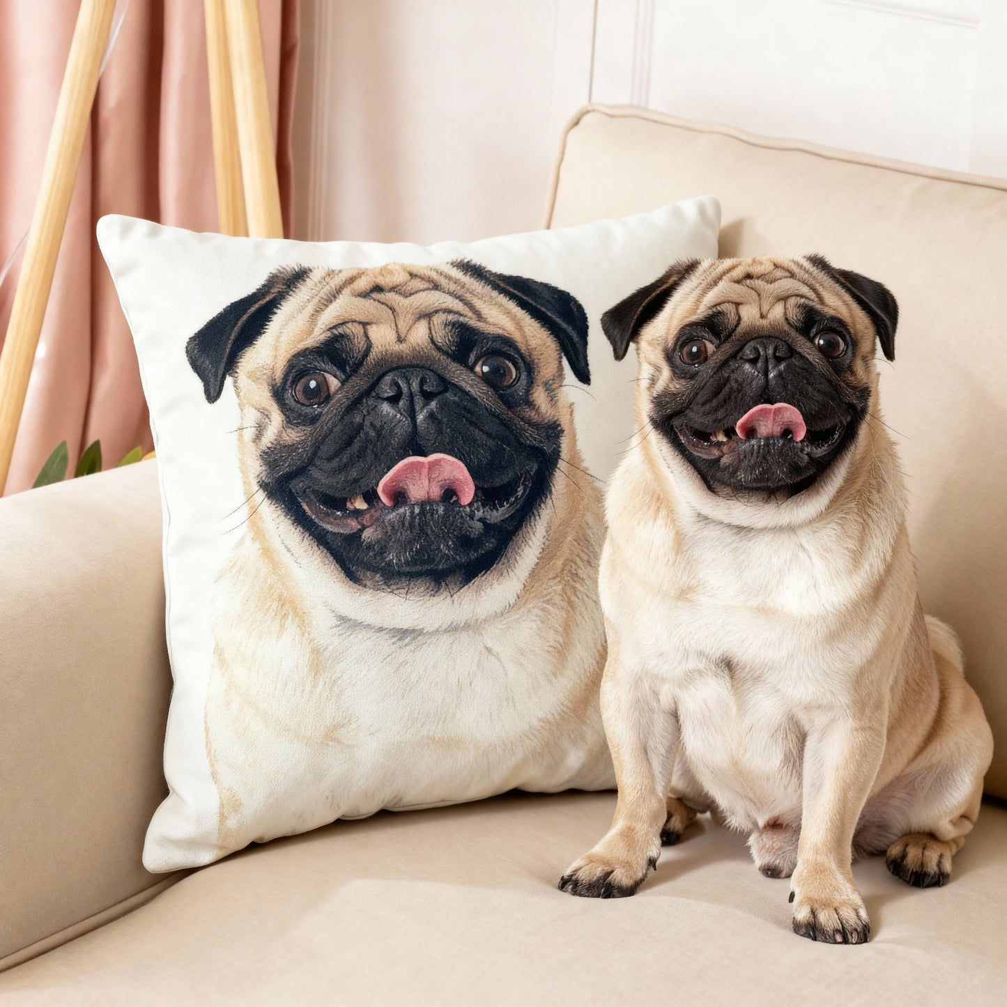 Poduszka z Twoim Pupilem – Spersonalizowany Prezent Dla Miłośników Psów 🐾