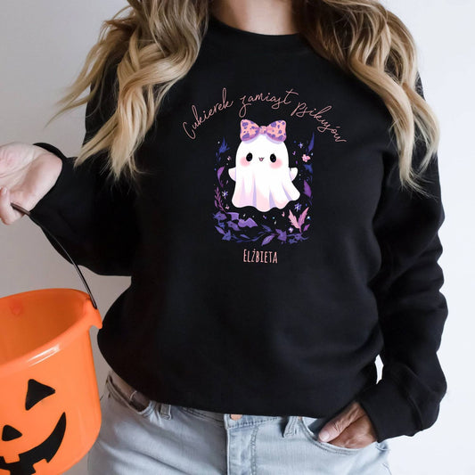 Bluza Unisex „Cukierek zamiast psikusów” – Personalizowana Bluza