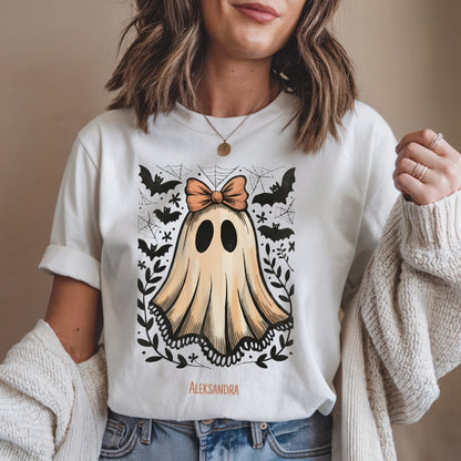Koszulka Unisex „Słodki Straszek” – personalizowana koszulka na Halloween