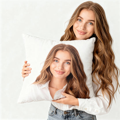 Poduszka ze Zdjęciem – Spersonalizowany Prezent z Twoją Twarzą lub Pupilem 💞