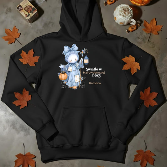 Bluza Unisex „Światło w Halloweenowej Nocy” – Personalizowana Bluza