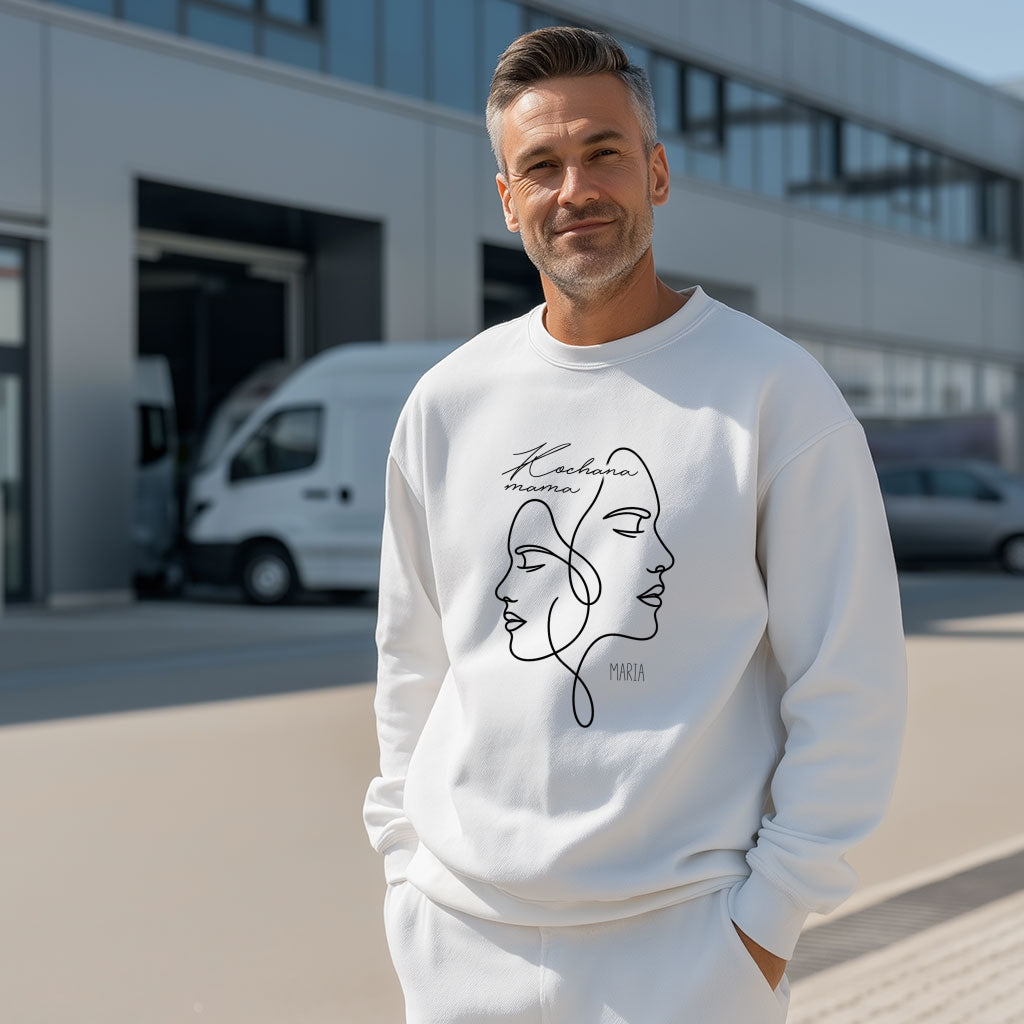 Koszulka „Najpiękniejszy kwiat w ogrodzie życia” z imieniem – personalizowana koszulka damska – prezent dla mamy