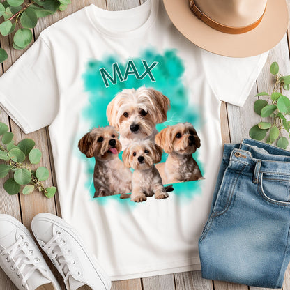 Personalizowana Koszulka – Łapy Pełne Miłości 🐾 Twój Pies na T-Shircie