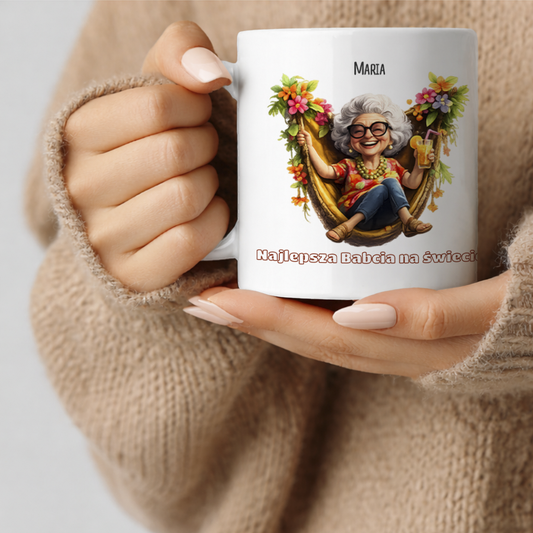 Personalizowany Kubek dla Babci i Dziadka - Prezent Pełen Ciepła