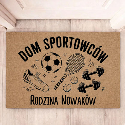 Wycieraczka Personalizowana – Dom Sportowców z Nazwiskiem