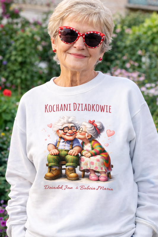 Kochani Dziadkowie – personalizowany prezent z imionami Babci i Dziadka
