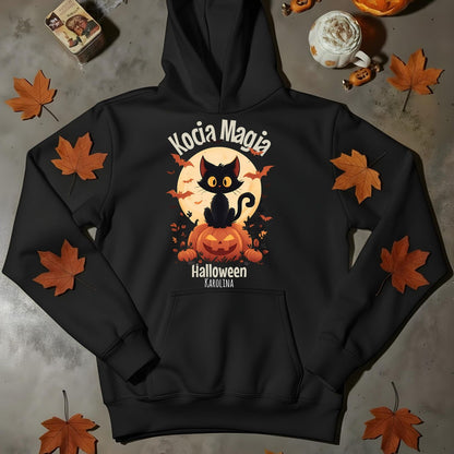 Bluza Unisex „Kocia Magia” – Personalizowana Halloween