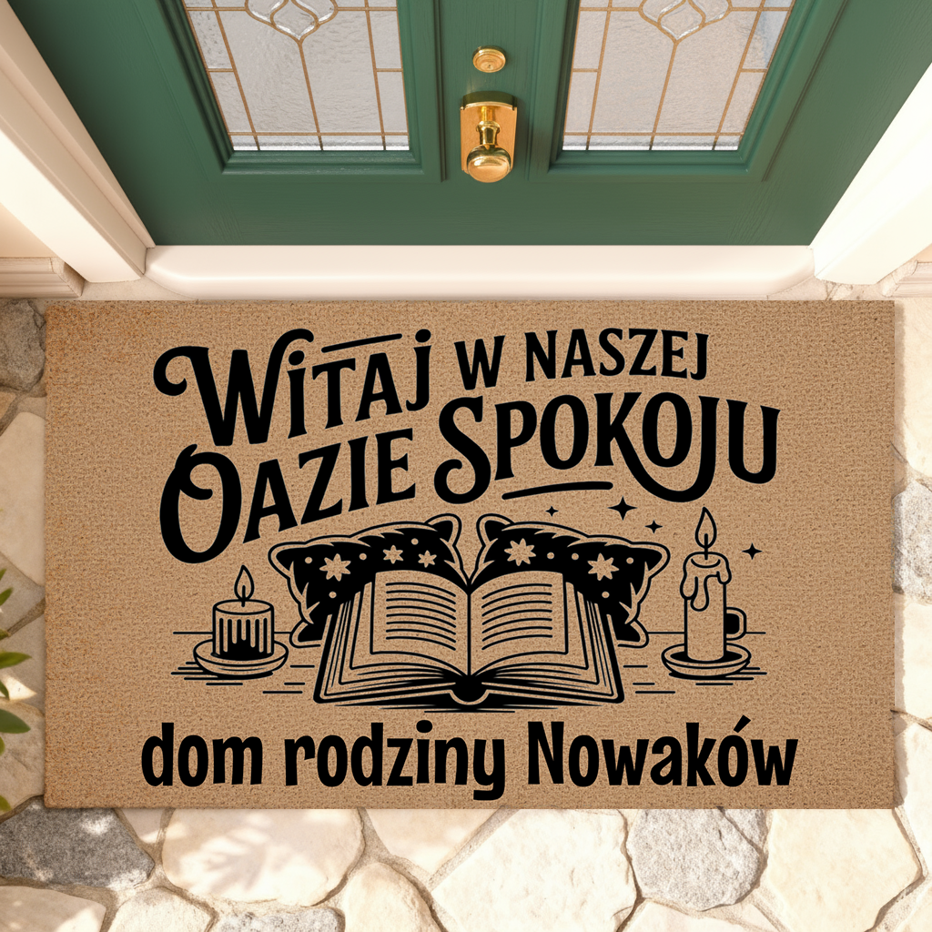 Wycieraczka Personalizowana – Oaza Spokoju z Twoim Nazwiskiem