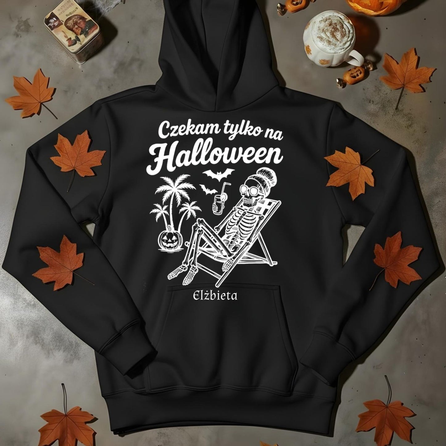 Bluza Unisex „Czekam tylko na Halloween”